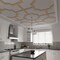 Ekena Millwork 66 56W x 66 56H x 14T Large Bradley Decorative Fretwork Wood Ceiling Panels, Hickory CELW67X67X0250BRDHI - alternate 9